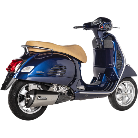 Akrapovic Slip-On Line Stainless Steel/Carbon Vespa GTS Super 300/Sei Giorni/Tech 2021 – 2023