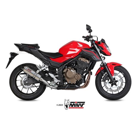 Moto exhaust MIVV GP-C TITANIUM with carbon cap HONDA CB 500 F 2016  -  2018
