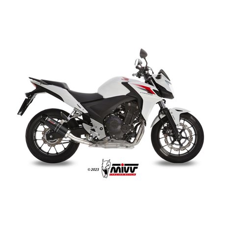 Moto Auspuff MIVV GP-C BLACK with carbon cap HONDA CB 500 F / X 2013  -  2015