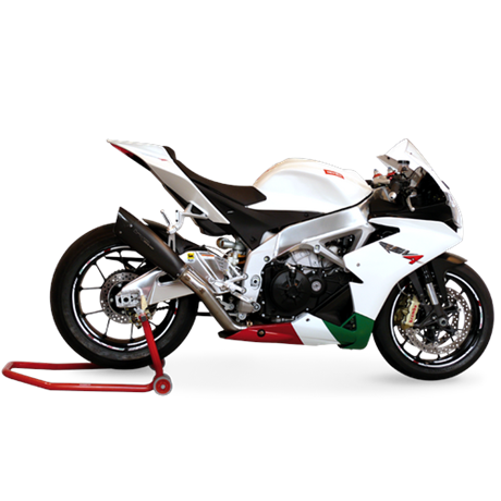 Moto exhaust HP Corse EVOXTREME 310mm TITANIUM Aprilia RSV4 1000 2009 - 2014