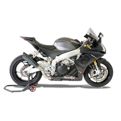 Moto exhaust HP Corse EVOXTREME 310mm BLACK Aprilia RSV4 1000 2015 - 2016