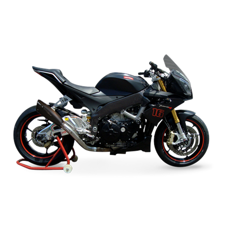 Moto exhaust HP Corse EVOXTREME 310mm BLACK Aprilia TUONO 1000 V4R 2011 - 2015