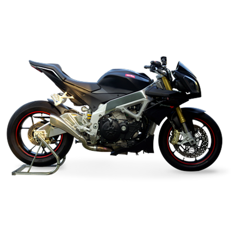 Moto Auspuff HP Corse HYDROFORM SATIN Aprilia TUONO 1000 V4R 2011 - 2015