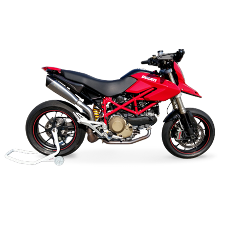 Moto Auspuff HP Corse EVOXTREME 310mm TITANIUM Ducati HYPERMOTARD 1100 2007 - 2012