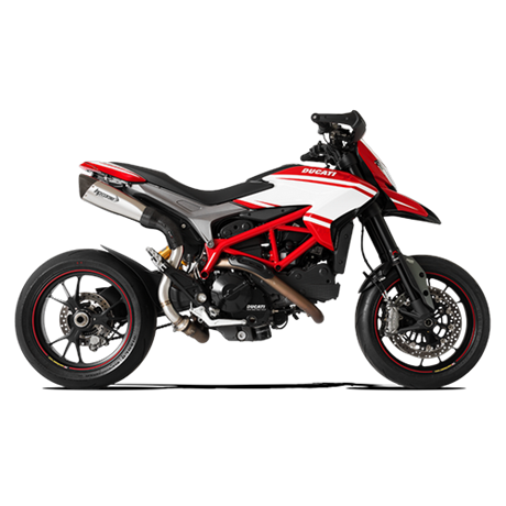 Moto výfuk HP Corse EVOXTREME 310mm TITANIUM Ducati HYPERMOTARD 821 2013 - 2016
