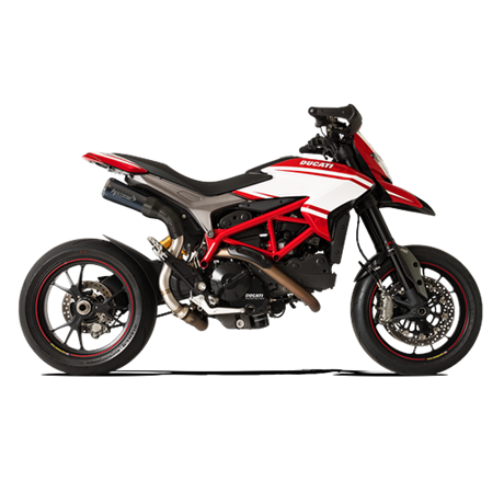Moto výfuk HP Corse GP07 BLACK Ducati HYPERMOTARD 821 2013 - 2016