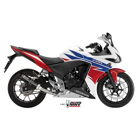 Moto exhaust MIVV GP-C BLACK with carbon cap HONDA CBR 500 R 2013  -  2015