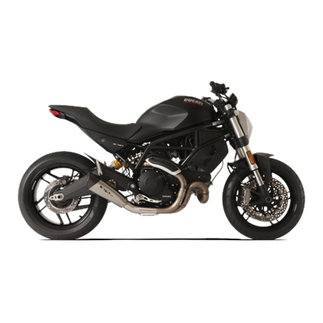 Moto Auspuff HP Corse EVOXTREME 260mm SATIN Ducati MONSTER 797 2017 - 2020