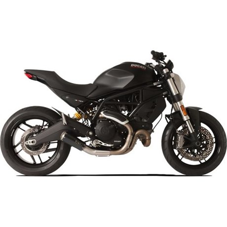 Moto exhaust HP Corse GP07 BLACK Ducati MONSTER 797 2017 - 2020