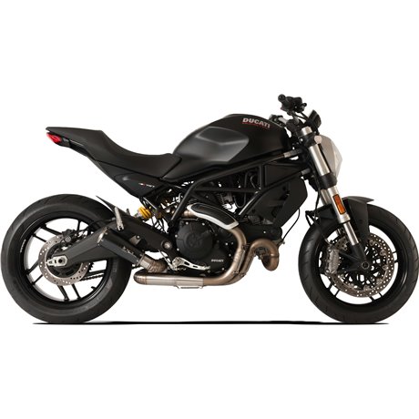 Moto Auspuff HP Corse GP07 BLACK Ducati MONSTER 797 2017 - 2020