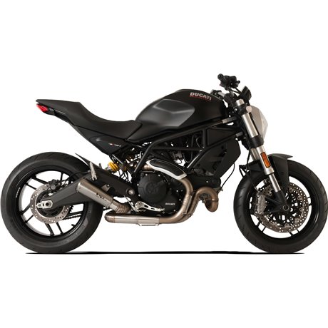 Moto exhaust HP Corse GP07 SATIN Ducati MONSTER 797 2017 - 2020