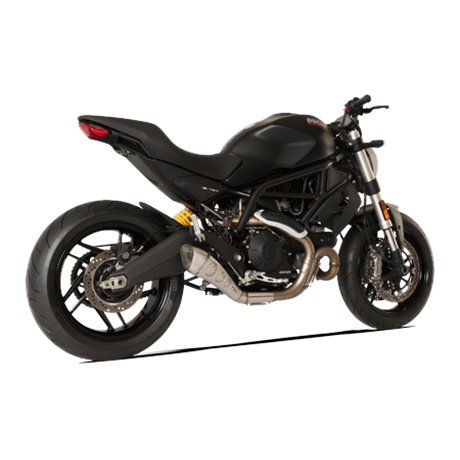 Moto exhaust HP Corse HYDROFORM CLASSIC SATIN Ducati MONSTER 797 2017 - 2020