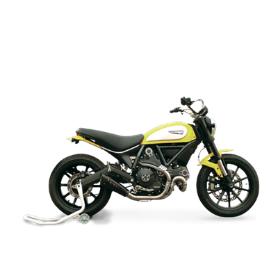 Moto exhaust HP Corse EVOXTREME 260mm BLACK Ducati SCRAMBLER 803 2015 - 2020