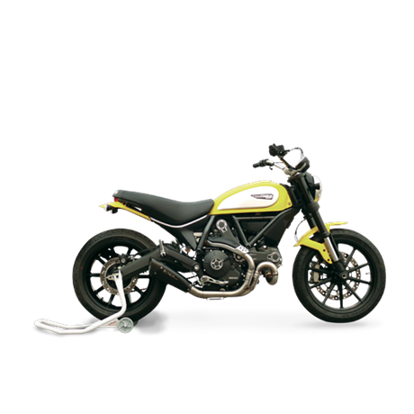 Moto Auspuff HP Corse EVOXTREME 260mm BLACK Ducati SCRAMBLER 803 2015 - 2020