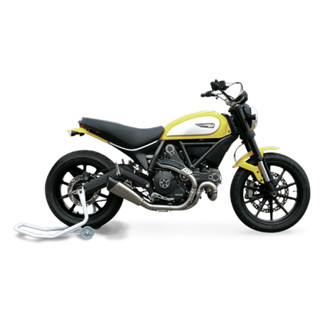 Moto výfuk HP Corse EVOXTREME 260mm SATIN Ducati SCRAMBLER 803 2015 - 2020