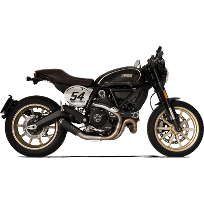 Moto exhaust HP Corse GP07 BLACK Ducati SCRAMBLER 803 2015 - 2020
