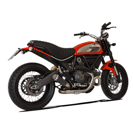 Moto exhaust HP Corse GP07 BLACK Ducati SCRAMBLER 803 2015 - 2020