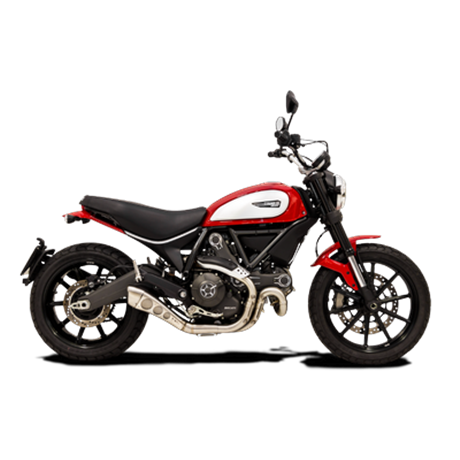 Moto výfuk HP Corse HYDRO-CLASSIC SATIN Ducati SCRAMBLER 803 2015 - 2020