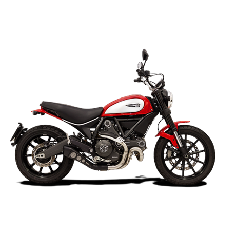 Moto výfuk HP Corse HYDRO-CLASSIC BLACK Ducati SCRAMBLER 803 2015 - 2020