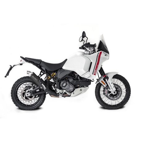 Moto výfuk HP Corse SP-1 SHORT TITANIUM BLACK
(low position) Ducati DESERT X 937 2022 - 2024