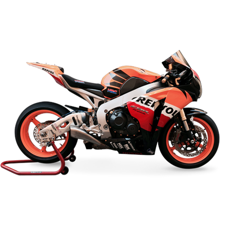 Moto Auspuff HP Corse HYDROFORM SATIN Honda CBR 1000 RR 2008 - 2013