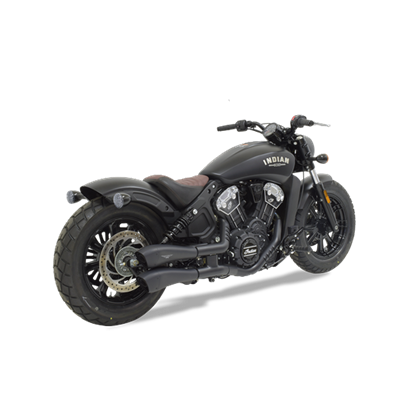 Moto exhaust HP Corse HYDROFORM BLACK Indian SCOUT / SIXTY / BOBBER 