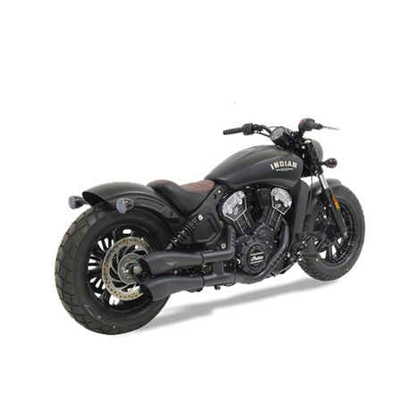 Moto exhaust HP Corse HYDROFORM BLACK Indian SCOUT / SIXTY / BOBBER 