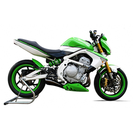 Moto exhaust HP Corse HYDROFORM BLACK Kawasaki ER - 6N/6F 2005 - 2011