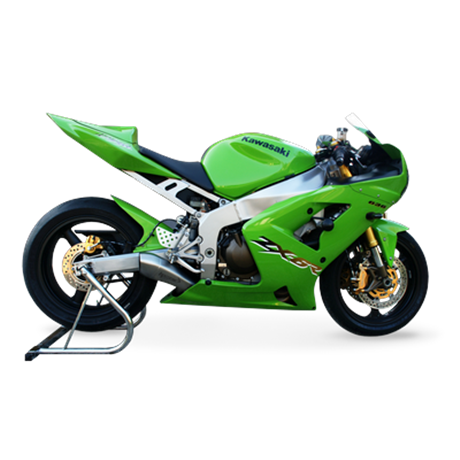 Moto výfuk HP Corse HYDROFORM SATIN Kawasaki ZX-6R 636 2003 - 2004