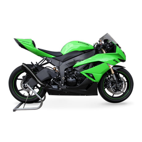 Moto výfuk HP Corse HYDROFORM BLACK Kawasaki ZX-6R 600 2009 - 2016