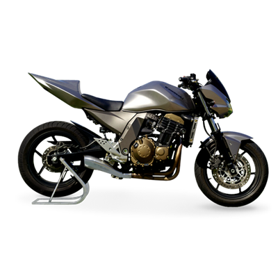 Moto exhaust HP Corse HYDROFORM SATIN Kawasaki Z 750 2004 - 2006