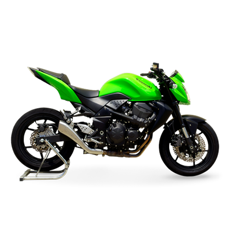 Moto Auspuff HP Corse HYDROFORM SATIN Kawasaki Z 750 2007 - 2014