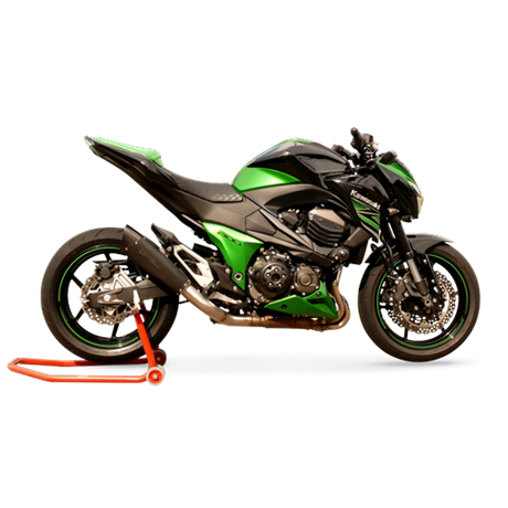 Moto Auspuff HP Corse EVOXTREME 310mm BLACK Kawasaki Z 800E 2013 - 2016