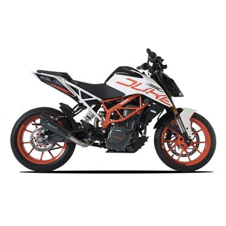 Moto exhaust HP Corse EVOXTREME 260mm BLACK KTM DUKE 390 2017 - 2020