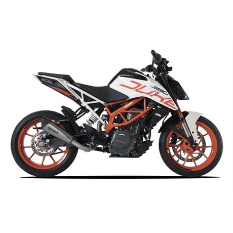 Moto výfuk HP Corse EVOXTREME 260mm SATIN KTM DUKE 390 2017 - 2020