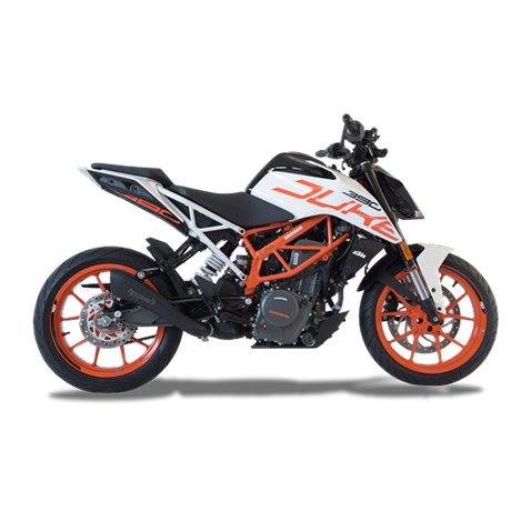 Moto exhaust HP Corse HYDROFORM BLACK KTM DUKE 390 2017 - 2020