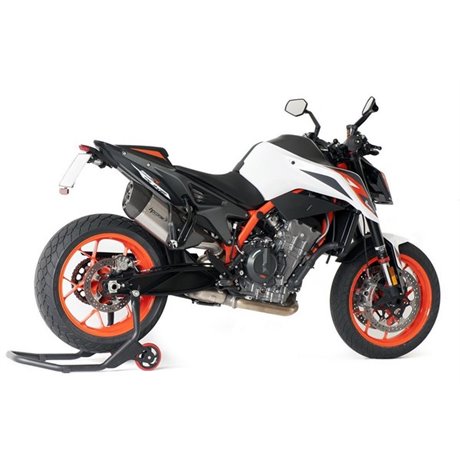 Moto výfuk HP Corse SP-3 CARBON SHORT 230 TITANIUM KTM DUKE 890 2020 - 2023