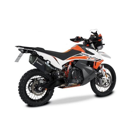 Moto exhaust HP Corse SPS CARBON SHORT BLACK KTM 890 ADVENTURE / R 2021 - 2024