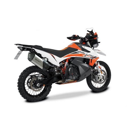 Moto exhaust HP Corse SPS CARBON SHORT SATIN KTM 890 ADVENTURE / R 2021 - 2024