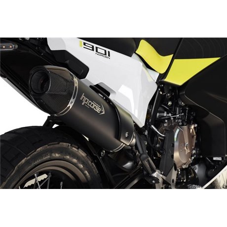 Moto výfuk HP Corse SP-1 CARBON SHORT BLACK KTM 890 ADVENTURE / R 2021 - 2024