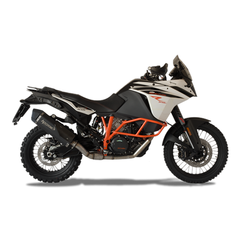 Moto exhaust HP Corse SPS CARBON BLACK KTM Adventure 1090 2017 - 2019