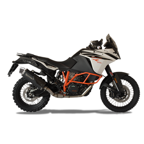 Moto Auspuff HP Corse 4-TRACK R BLACK KTM Super Adventure 1290 2015 - 2021