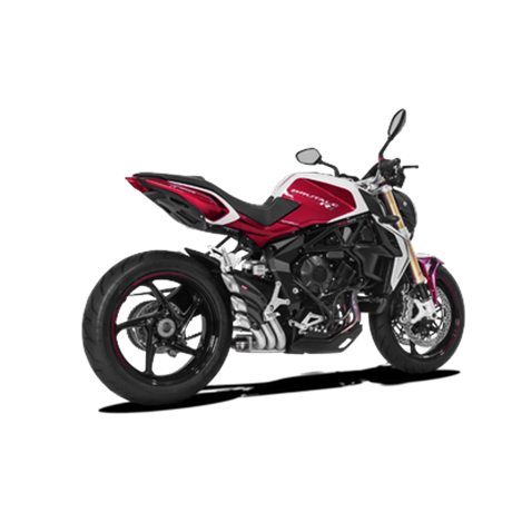 Moto Auspuff HP Corse HYDROTRE SATIN COVER CARB MV Agusta BRUTALE 800 / RR 2013 - 2016