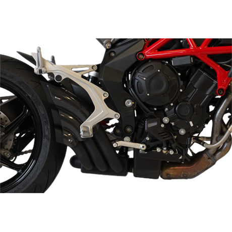 Moto Auspuff HP Corse HYDROTRE BLACK COVER CARB MV Agusta BRUTALE 800 / RR 2013 - 2016