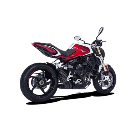 Moto výfuk HP Corse HYDROTRE BLACK COVER CARB MV Agusta BRUTALE 800 / RR 2016 - 2020