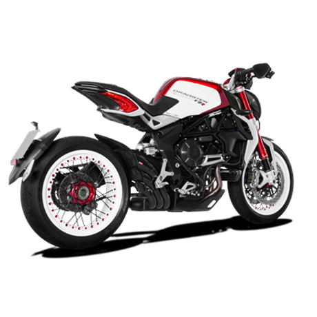 Moto Auspuff HP Corse HYDROTRE BLACK COVER CARB MV Agusta DRAGSTER 800 / RR 2016