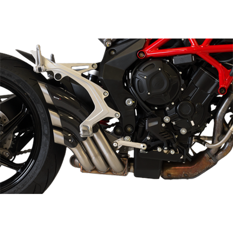 Moto exhaust HP Corse HYDROTRE SATIN COVER CARB MV Agusta DRAGSTER 800 / RR 2016