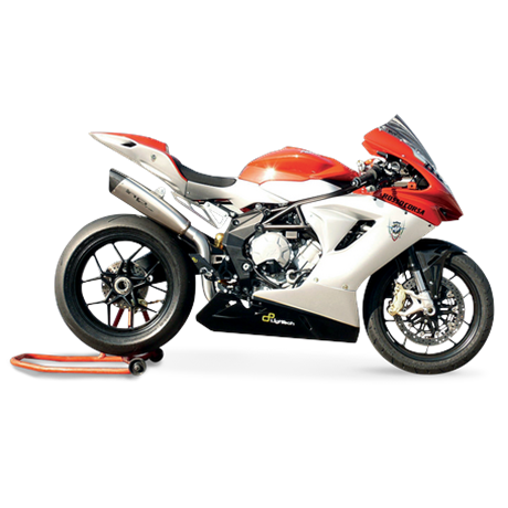Moto výfuk HP Corse EVOXTREME 310mm TITANIUM MV Agusta F3 800 2012 - 2020