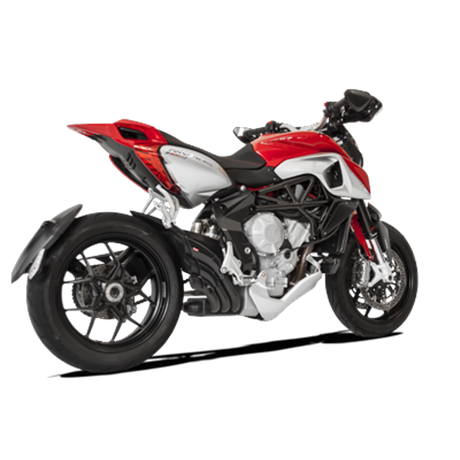 Moto výfuk HP Corse HYDROTRE BLACK COVER CARB MV Agusta RIVALE 800 2012 - 2020