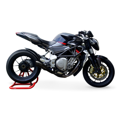 Moto výfuk HP Corse HYDROFORM BLACK MV Agusta BRUTALE 910 -2015